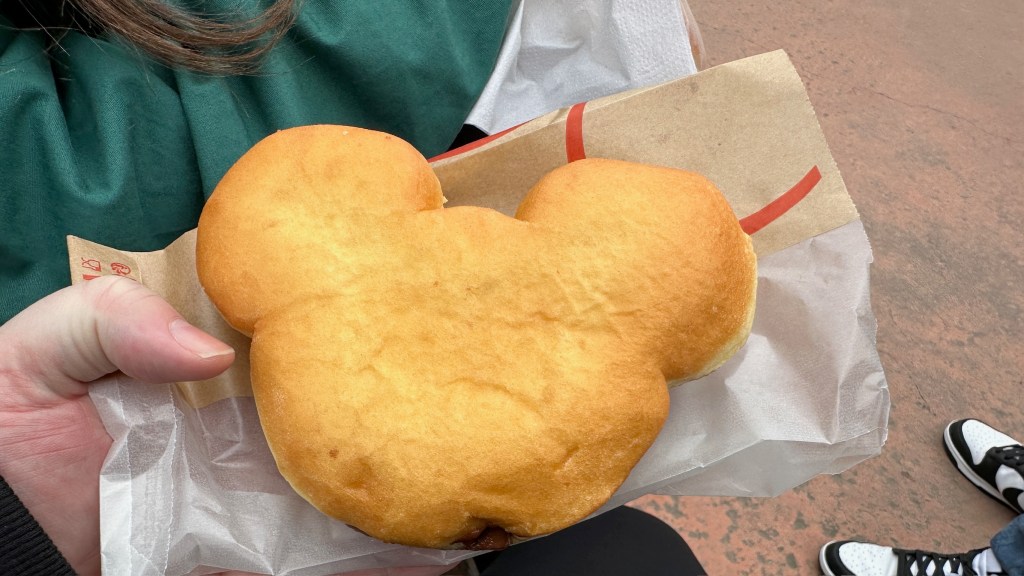 Mickey Mouse shaped donut