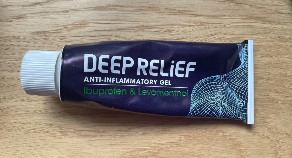 Tube of Deep Relief pain gel