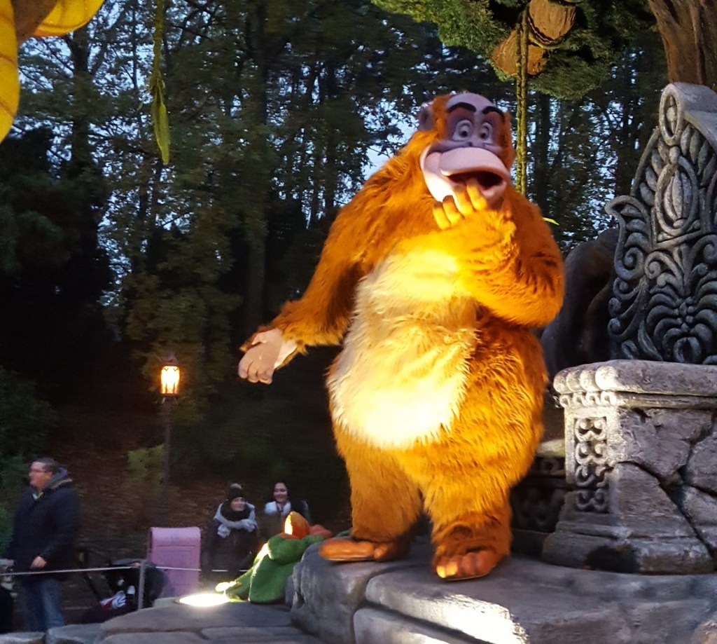 King Louie on a float
