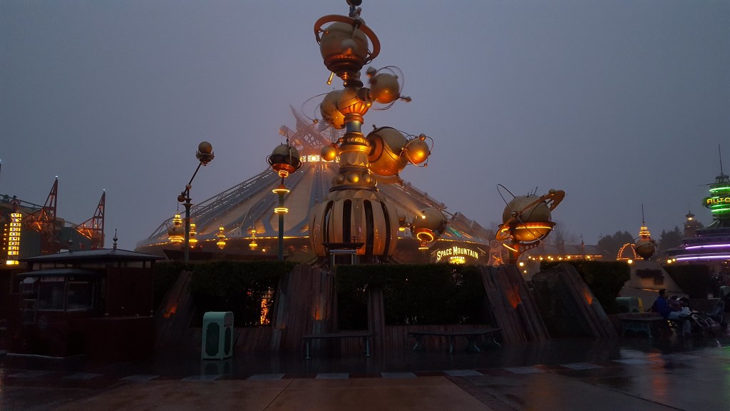 Orbitron and Space Mountain in Disneyland Paris