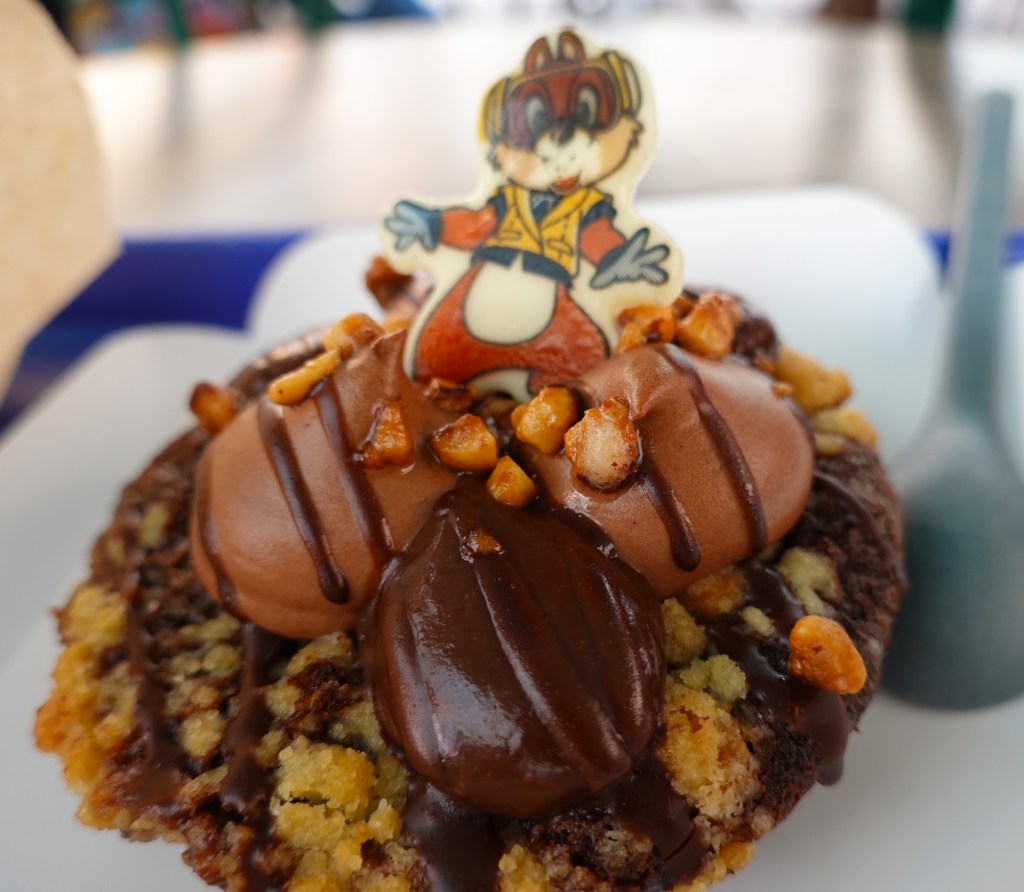 Brookie with Chip shaped piece on top