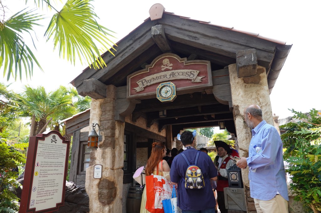 Premier Access entrance at Pirates of the Caribbean in Disneyland Paris