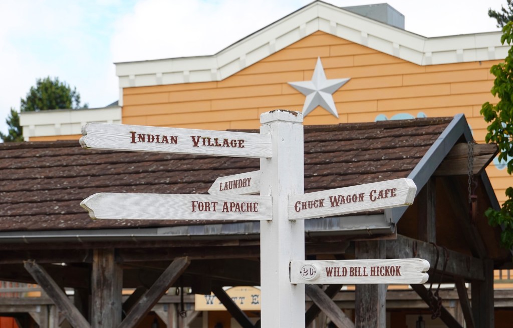 Sign post at Disney's Hotel Cheyenne