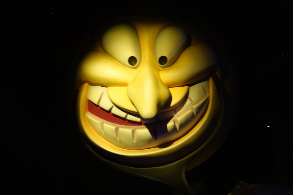 Genie in the moon from Aladdin at Disneyland Paris