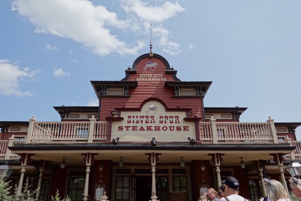 Outside of the Silver Spur steakhouse in Disneyland Paris