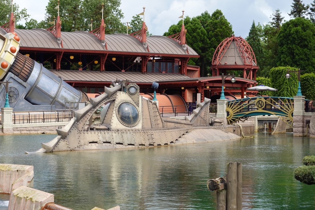Nautilus submarine model in Disneyland Paris
