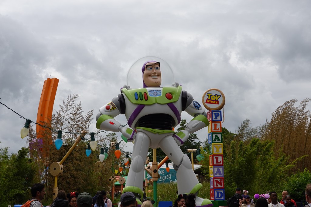 Buzz Lightyear Statue at Disneyland Paris