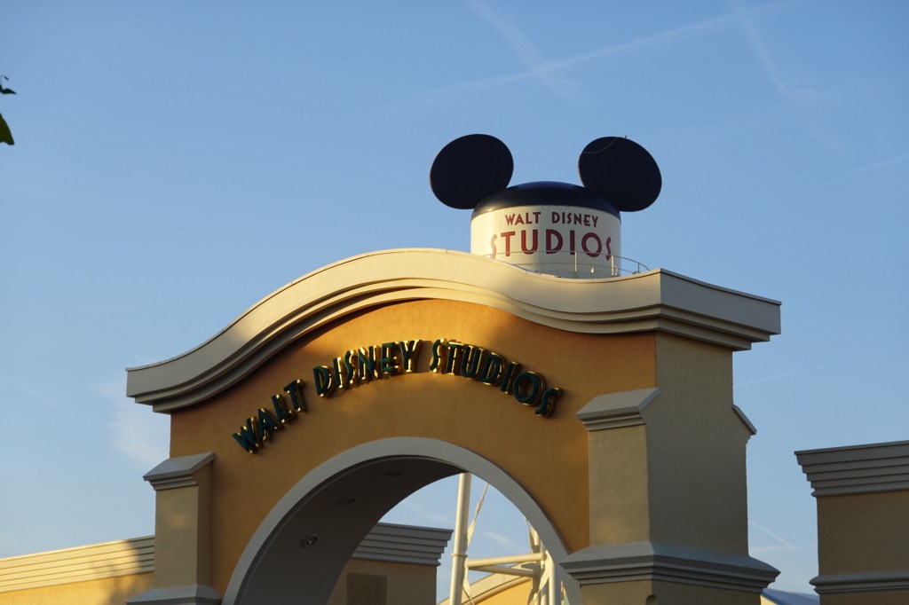 Earful Tower and arch for Walt Disney Studios Park in Disneyland Paris