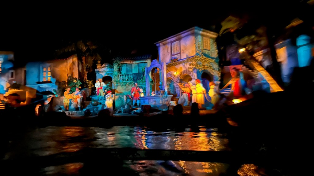Scene from Pirates of the Caribbean in Disneyland Paris