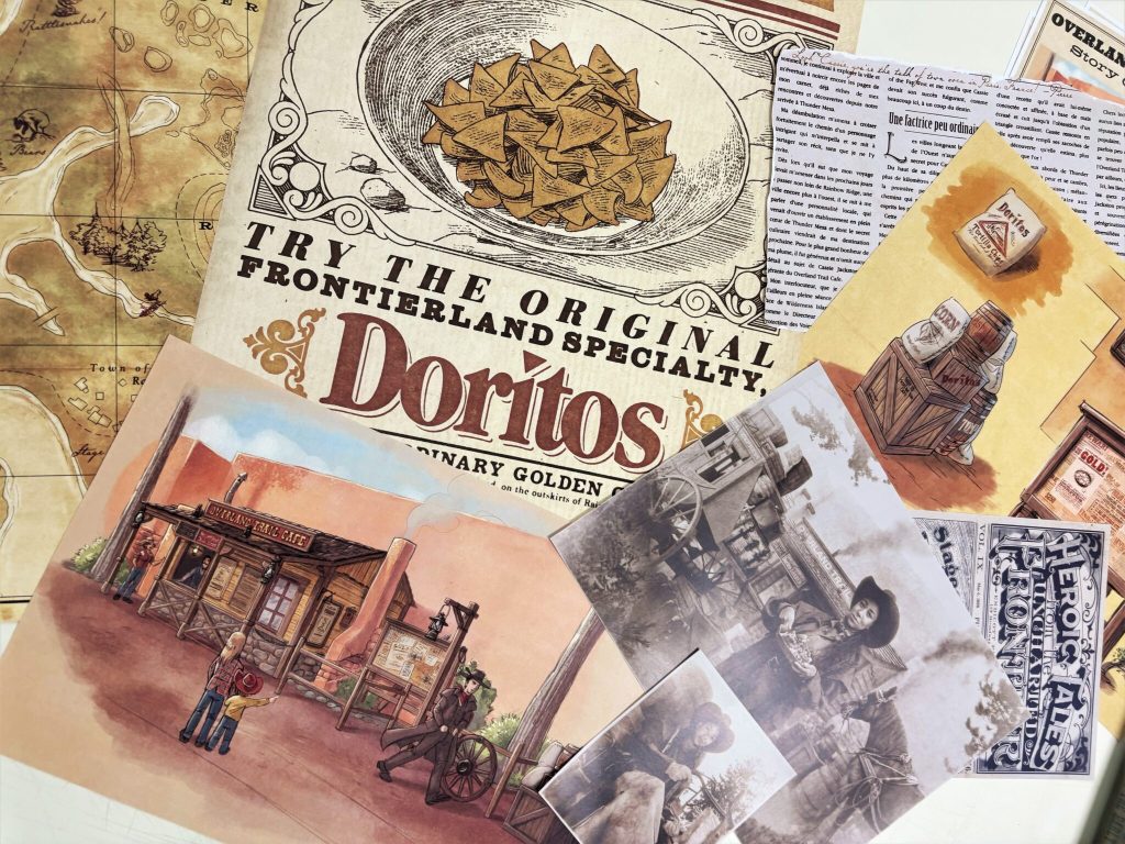 Concept art for the updated Overland Trail Cafe at Disneyland Paris