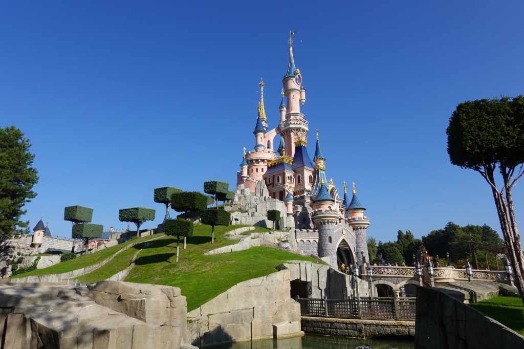 Sleeping Beauty Castle from the left hand side