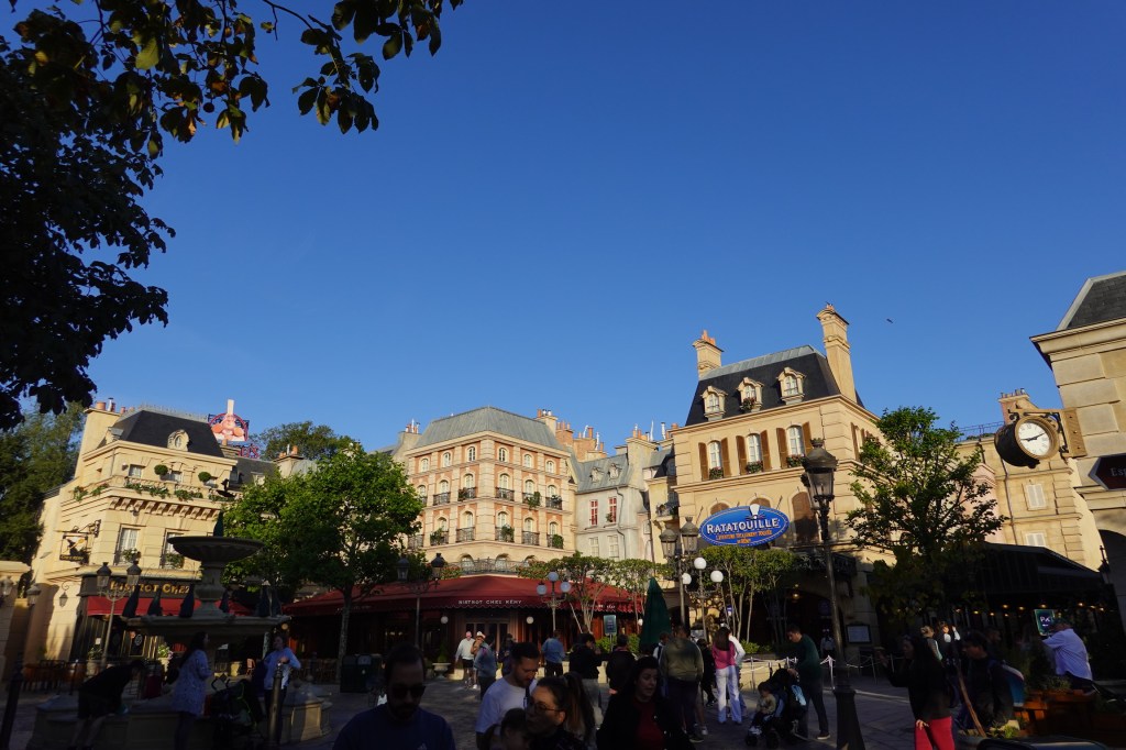 Ratatouille ride building in Disneyland Paris