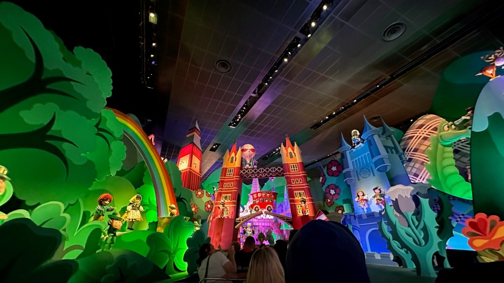 UK scene from It's a Small World ride in Disneyland Paris