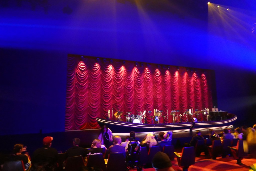 Stage for Together: A Pixar Musical Adventure show at Disneyland Paris