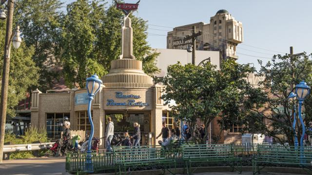 Cars Quatre Roues Rallye ride building in Disneyland Paris