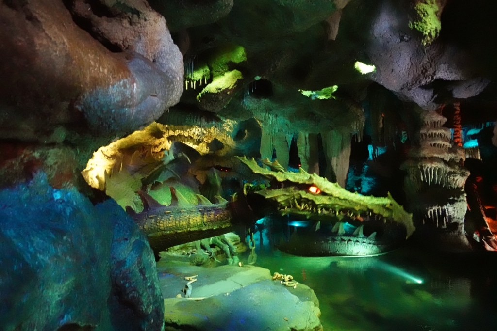Dragon in the Dragon's Lair at Disneyland Paris