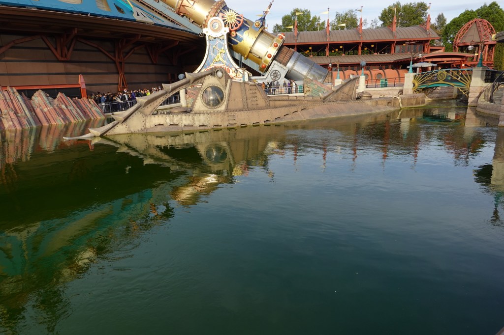 Nautilus submarine model in Disneyland Paris
