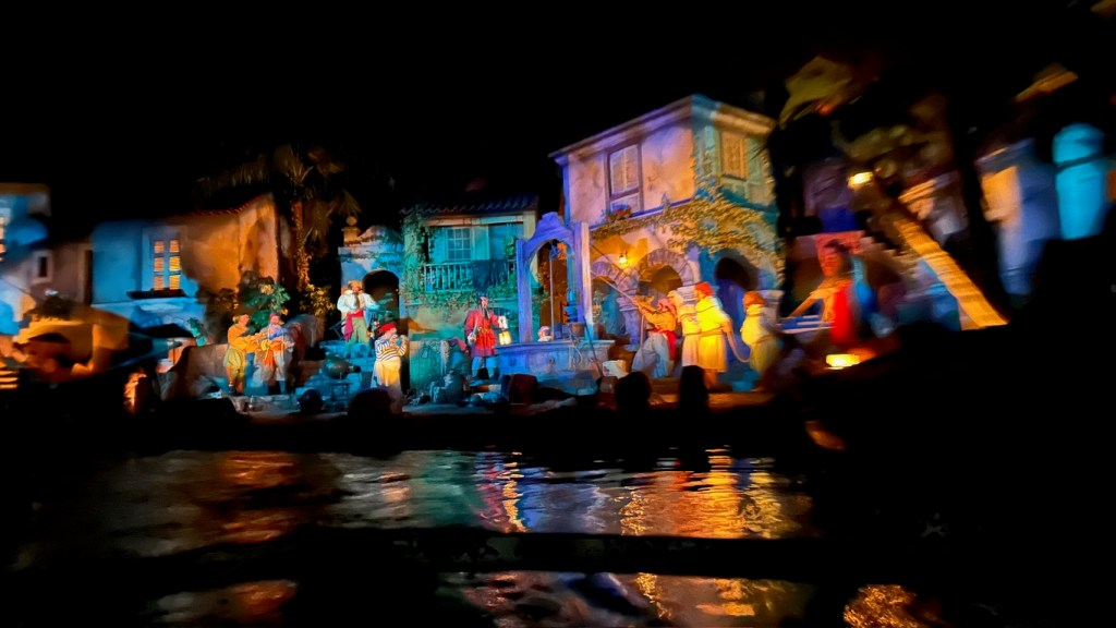Scene from Pirates of the Caribbean  in Disneyland Paris