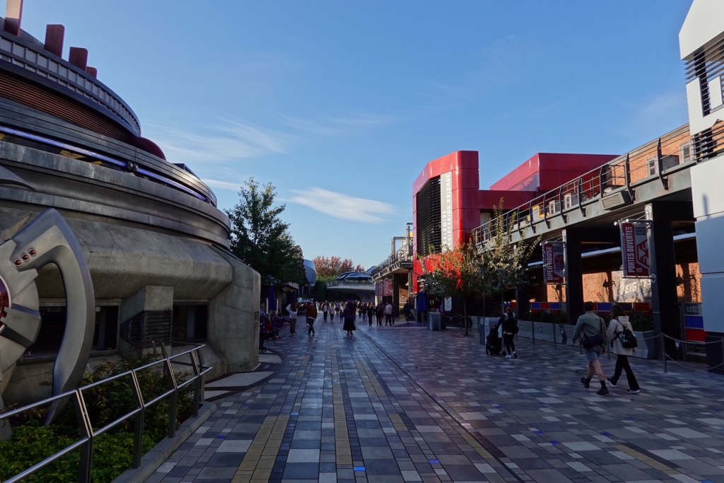 Avengers Campus at Disneyland Paris in the morning