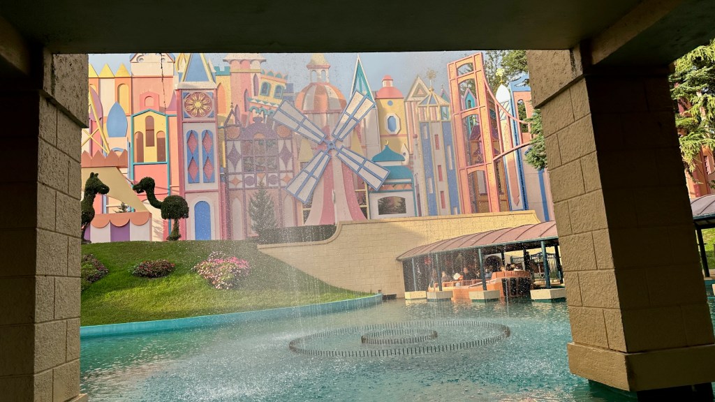Part of the facade of It's a Small World in Disneyland Paris