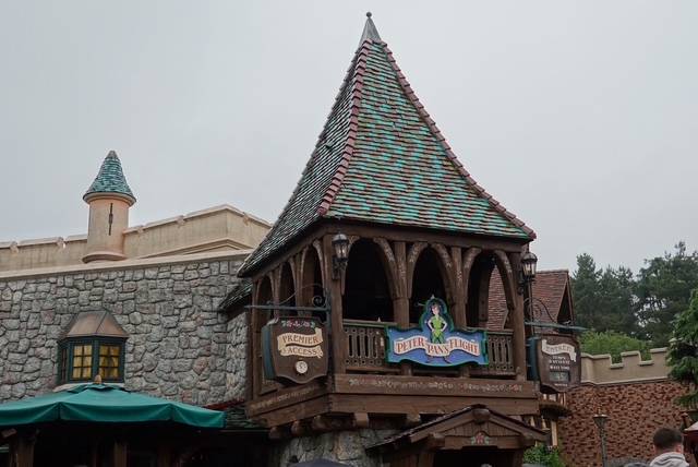Entrance to Peter Pan's Flight in Disneyland Paris