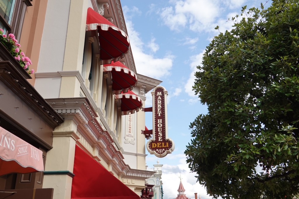 Building and sign for Market House Deli on Main Street USA